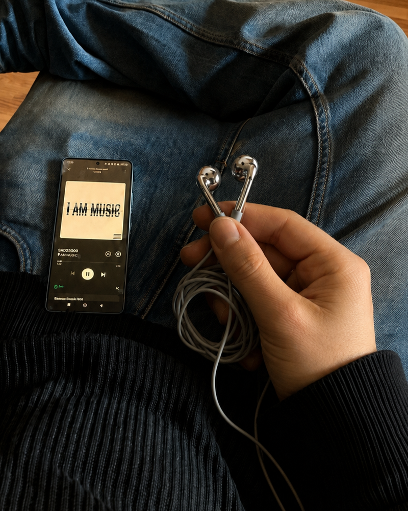 Chrome earbuds restock lifestyle image